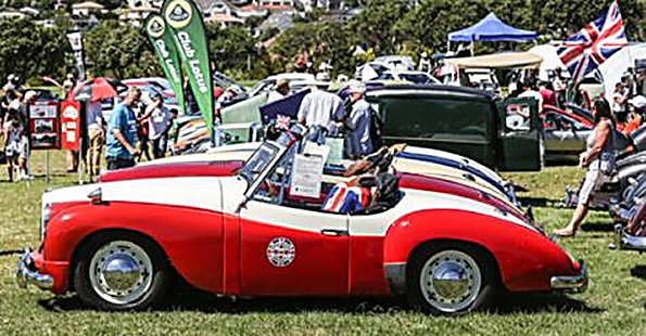 Three Jowett Jupiter in NZ event